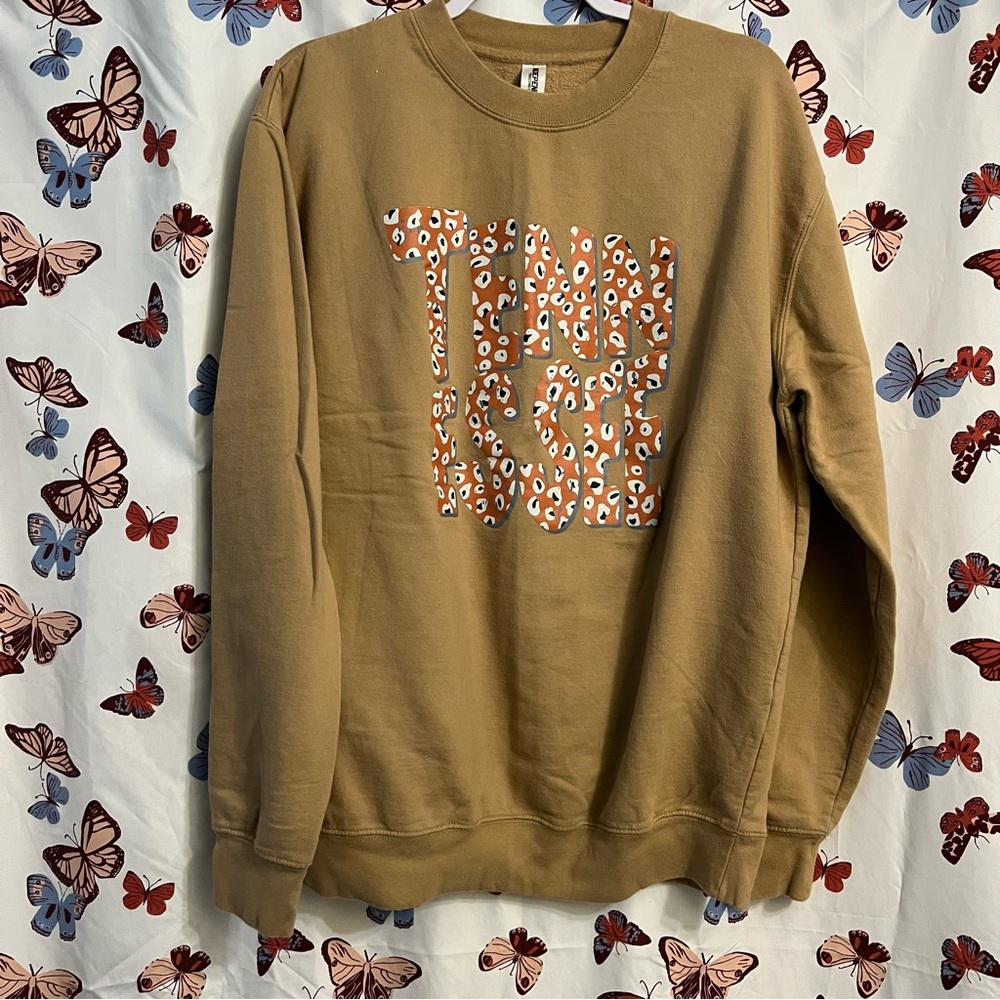 Tennessee cheetah crewneck sweater